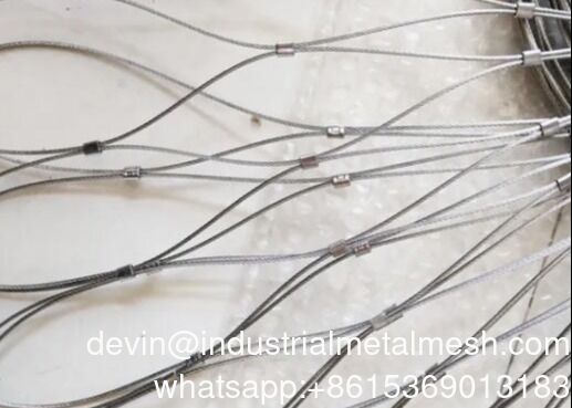 Горячая распродажа гибкой сетки из нержавеющей стали, сетка из стального каната
