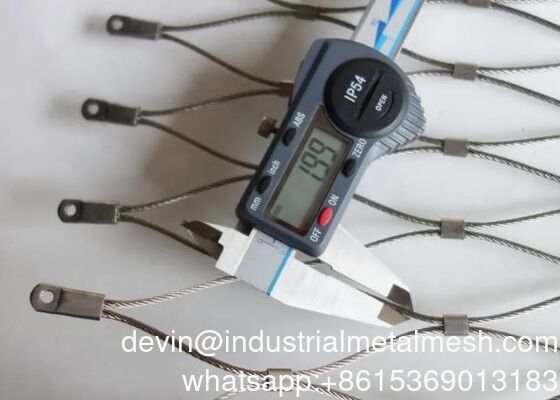 Декорация X-Tend нержавеющая сталь веревка зоопарк животные алмазные сетки