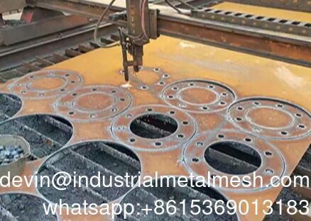 Перфорированный лист из углеродистой стали SS400 для просеивающей пластины