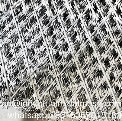 Metech Razor Wire Welded Mesh Panel Fencing System состоит из резной проволочной сетки