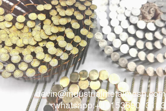 Китайская фабрика, паллетные гвозди, покрытие, собранные в катушки, спиральный стержень, кровельные гвозди