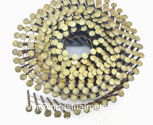 Китайская фабрика, паллетные гвозди, покрытие, собранные в катушки, спиральный стержень, кровельные гвозди