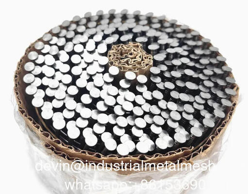 Гвозди для деревянных поддонов оцинкованные, 15 градусов, 2" 50 мм