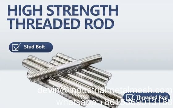 A193/A320/A437/A453/A540/A1014 ASME B 19.31.2 Grade8.8 /10.9 Шпилька с черным оксидированием