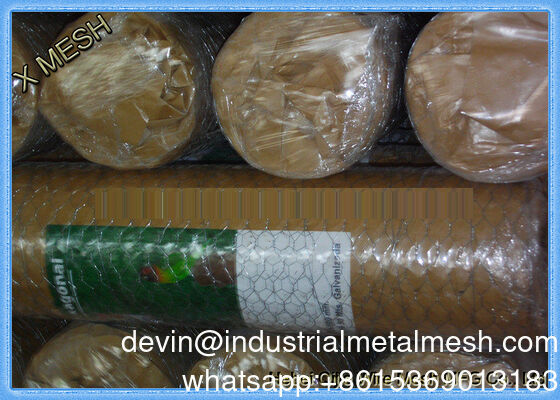 Сетка из железной проволоки с шестиугольными ячейками 3/4" Горячего цинкования для кур