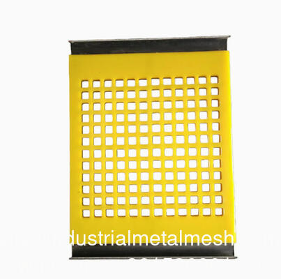 Polyurethane Screen Mesh Hook Tightening Type Wear Resistant Corrosion Resistant High Elasticity Long Service Life for Mining Ore Screening