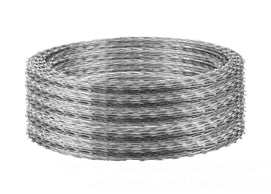 Погружение SGS горячее гальванизировало длину колючей проволоки 2.0m-10.0m концертины провода бритвы