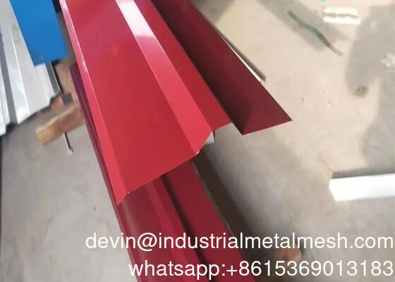 Окрашенные металлические железные оцинкованные кровельные листы из гальвалюма с профилем из гофрированной стали