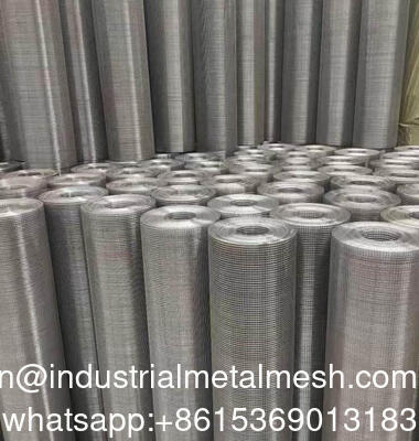 Стандартные 1/4" 1/2" отверстия стальной аппаратной ткани оцинкованные сварные проволочные сетки рулоны для ограждения животных