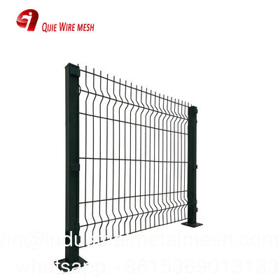 Durable 3D Curved Garden Security Fence Panels with Galvanization