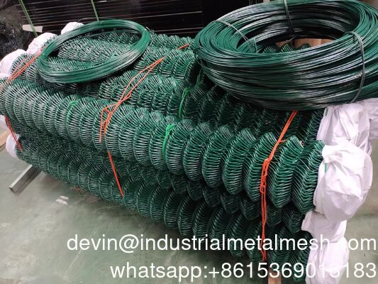 Powder Coated Chain Link Stadium Fence with Easy Installation Design