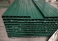 Панели загородки металла декоративной высоты Dia 2m 5mm зеленые покрашенные изогнутые