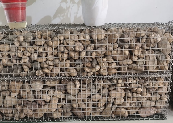 Квадратное отверстие сварило провод стали 2x1x1 Gabion гальванизированный корзинами