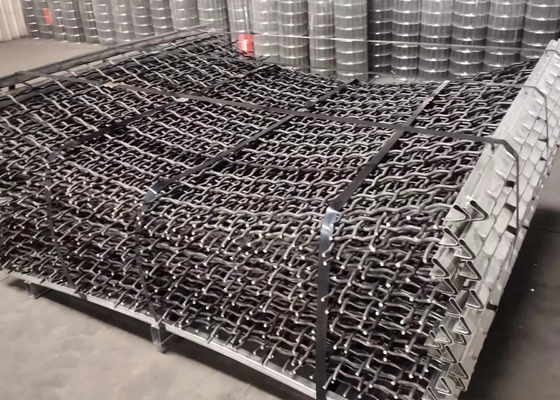 Высокуглеродистая стальная сетка 1.5X2m вибрируя экрана квадратного отверстия