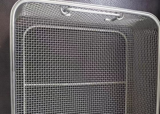 Корзина 300x197x70mm хранения ячеистой сети нержавеющей стали кухни 304