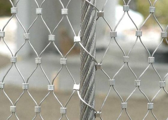 Сетка веревочки нержавеющей стали веревочки провода нержавеющей стали продажи 304 фабрики сплетенная сеткой для сетки зоопарка