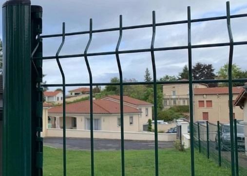 Pvc покрыл 50x200mm загородка сада изогнула гнуть 3d