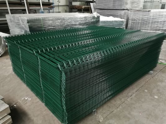 1.2х3.0м ПВХ покрытый изогнутый металлический забор 3d V изгиб для аэропорта