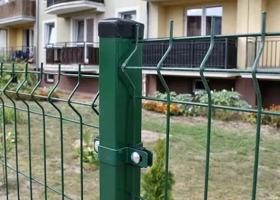 Порошкообразный изогнутый стальной забор для садовых коммерческих больниц