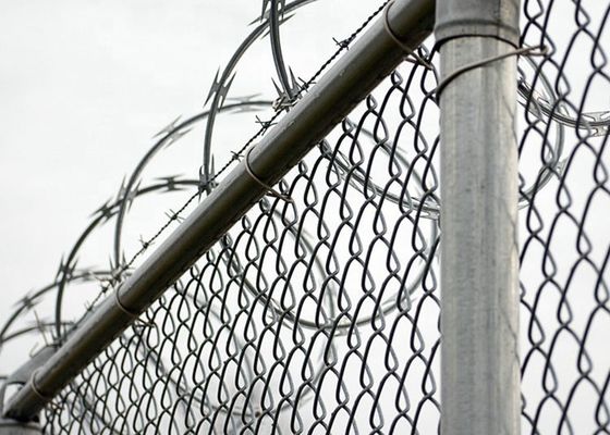 Невысокая цена Консертина горячее погружение оцинкованная колючая проволока