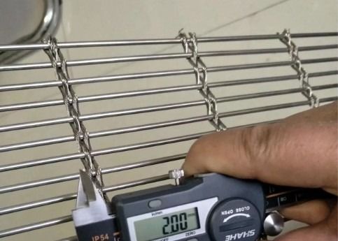 8мм Tec Sieve Architectural Woven Metal Mesh Multi Barrette Weave / Cable Mesh System (Архитектурная металлическая сетка из 8мм)