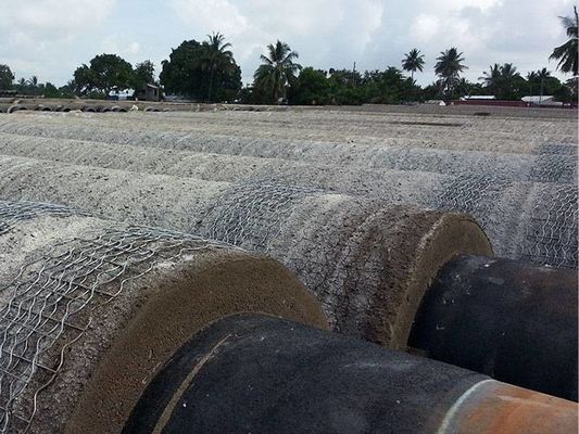 Оффшорный трубопровод Противовесная сварная сетка для укрепления бетонного слоя трубопровода