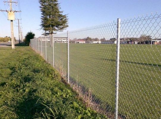 Загородка сетки прочной черной ткани уединения загородки звена цепи горячая окунутая гальванизированная