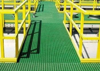Квадратная решетка 20*20*40 из стекловолокна / FRP формованная решетка, высокопрочная, коррозионностойкая