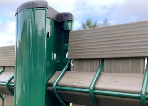 3D дизайн 60x60 мм изогнутый металлический забор для сада