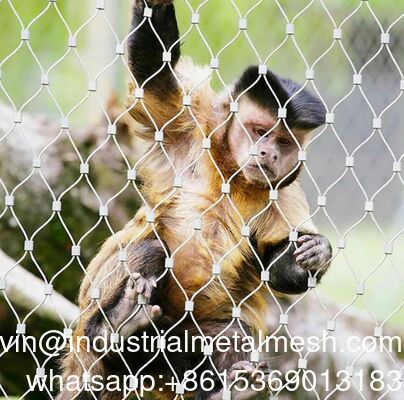Плетённая бриллиантовая сетка для ограждения зоопарка