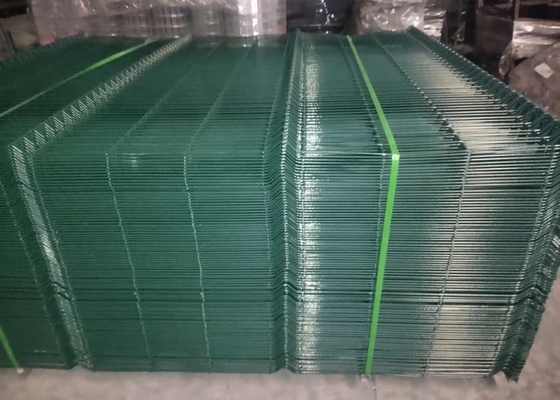Pvc покрыл гнуть панель 3d изогнул сваренную загородку ячеистой сети