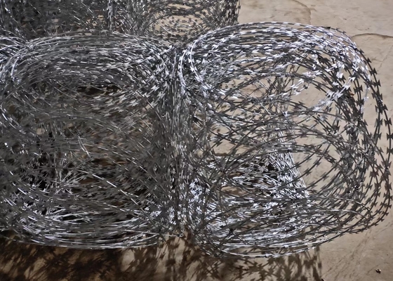 обруч Bto-20 провода бритвы концертины диаметра 800mm плоский